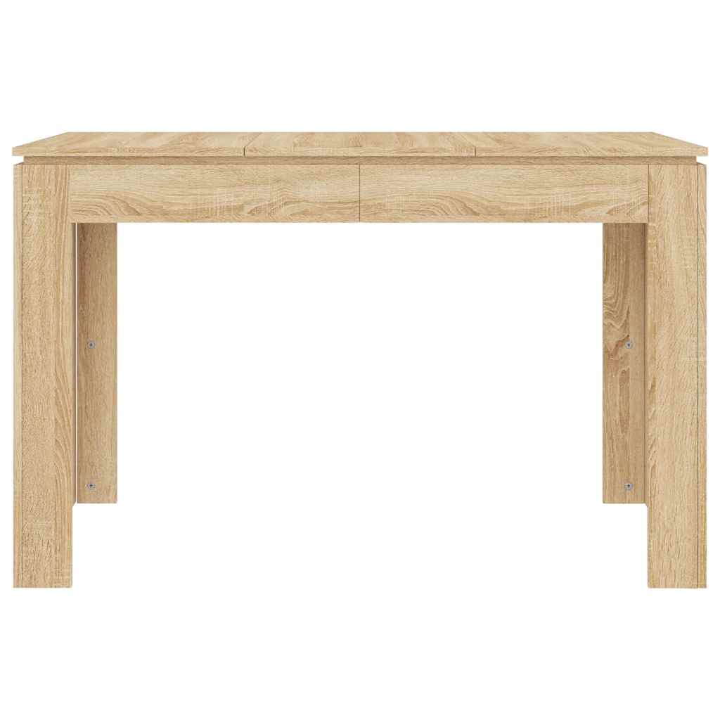 Valgomojo stalas, sonoma ąžuolo, 120x60x76cm, apdirbta mediena