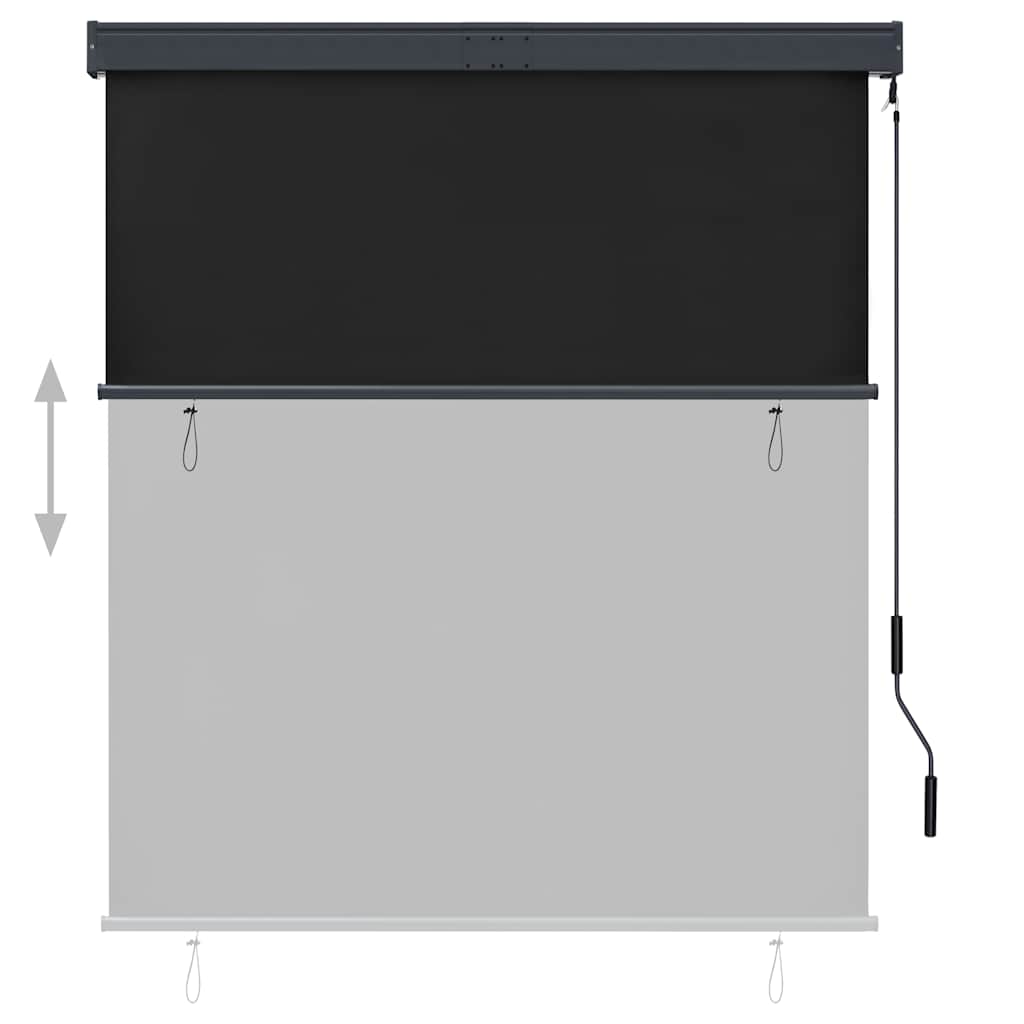 Lauko roletas, 140x250cm, antracito spalvos