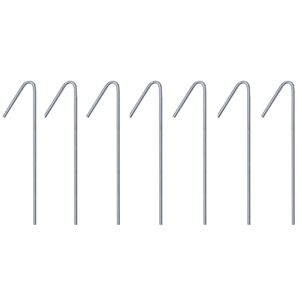 Proginė palapinė su 12 sienomis, raudona, 8x4m, HDPE