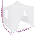 Proginė palapinė su 10 sienomis, antracito, 6x4m, HDPE