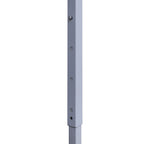 Proginė palapinė su 10 sienomis, antracito, 6x4m, HDPE