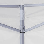 Proginė palapinė su 10 sienomis, antracito, 6x4m, HDPE