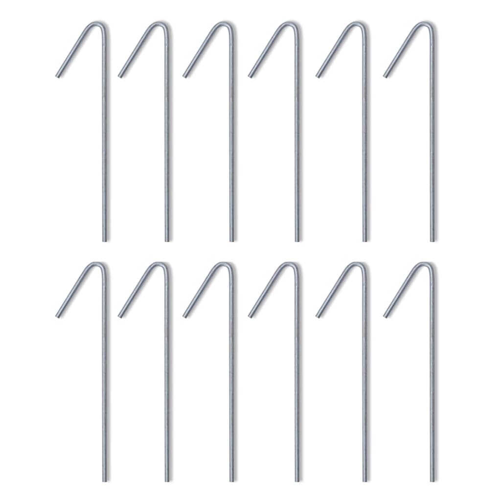Sulankstoma palapinė su 4 sienomis, mėlyna, 3x6m, plienas