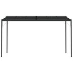 Pavėsinė su stogu, antracito, 4x3x2,5m, aliuminis ir plienas