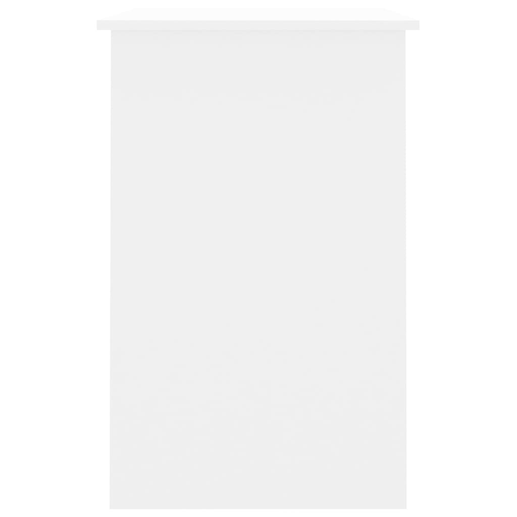 Rašomasis stalas, baltos spalvos, 100x50x76cm, apdirbta mediena