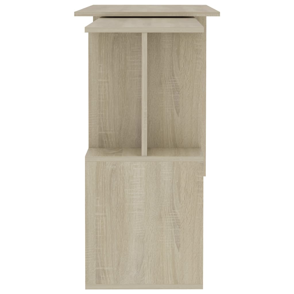 Kampinis rašomasis stalas, ąžuolo, 200x50x76cm, mediena