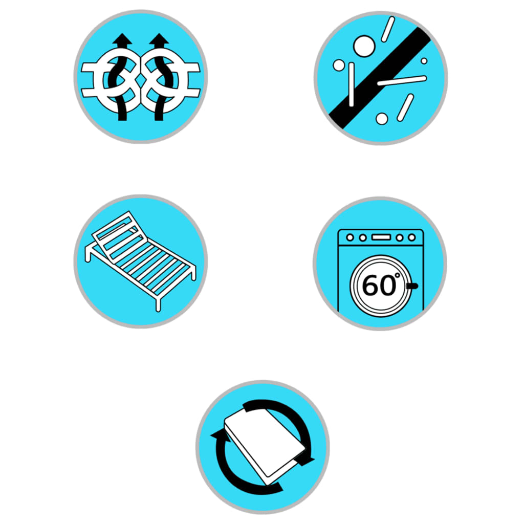 Spyruoklinis čiužinys lovai, 200x120x20cm