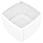 Šoninis staliukas, baltos spalvos, 54x54x36,5cm, plastikas