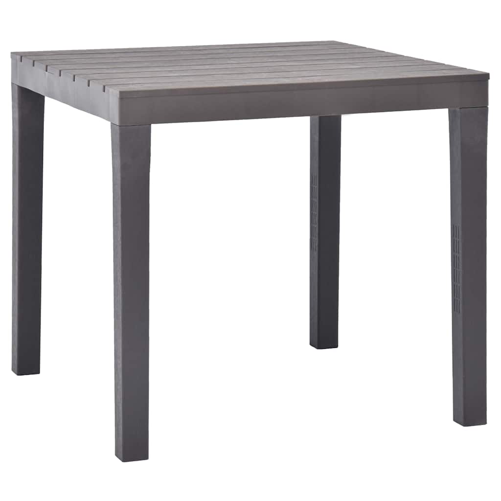 Sodo stalas, baltos spalvos, 78x78x72cm, plastikas