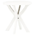 Bistro staliukas, baltos spalvos, plastikas, 70cm skersmens