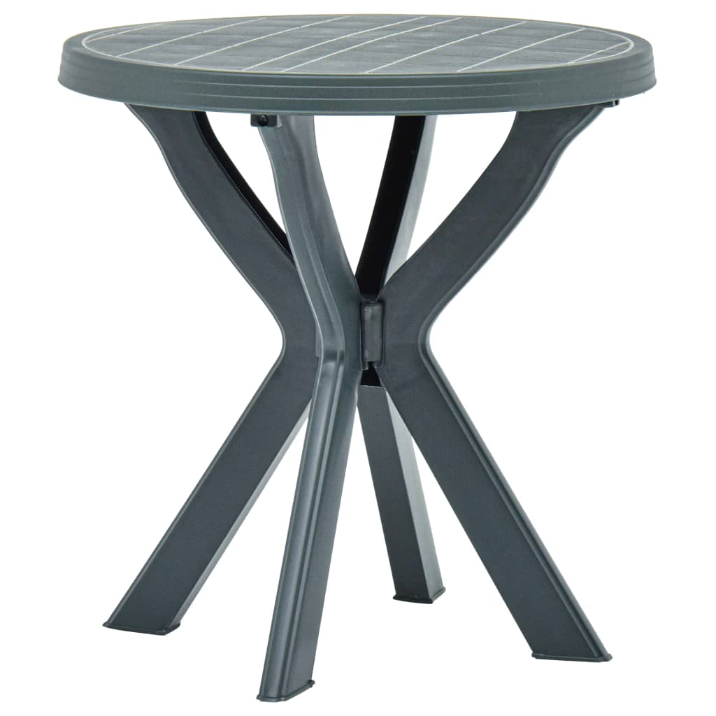 Bistro staliukas, baltos spalvos, plastikas, 70cm skersmens