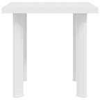 Sodo stalas, baltos spalvos, 80x75x72cm, plastikas