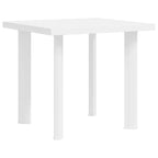 Sodo stalas, baltos spalvos, 80x75x72cm, plastikas