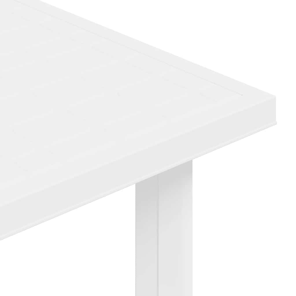 Sodo stalas, baltos spalvos, 80x75x72cm, plastikas