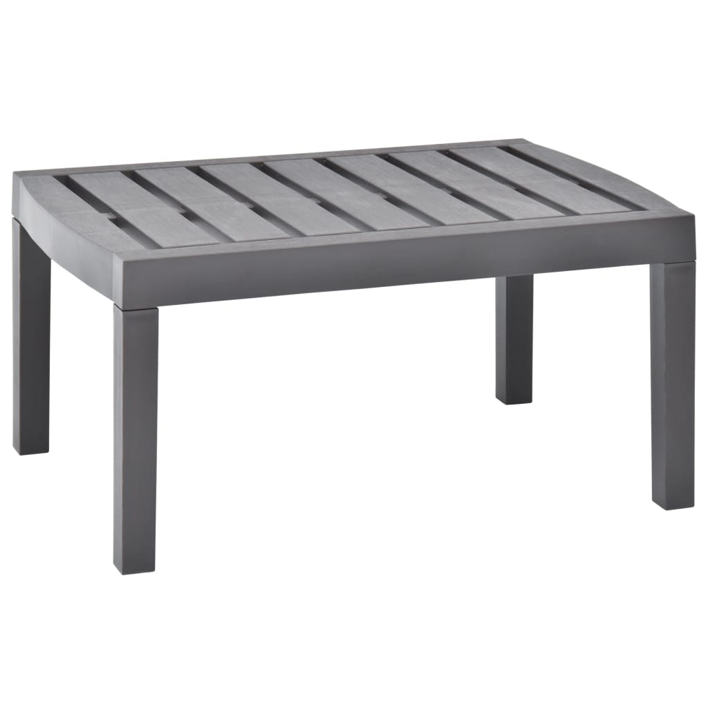 Sodo stalas, baltos spalvos, 78x55x38cm, plastikas