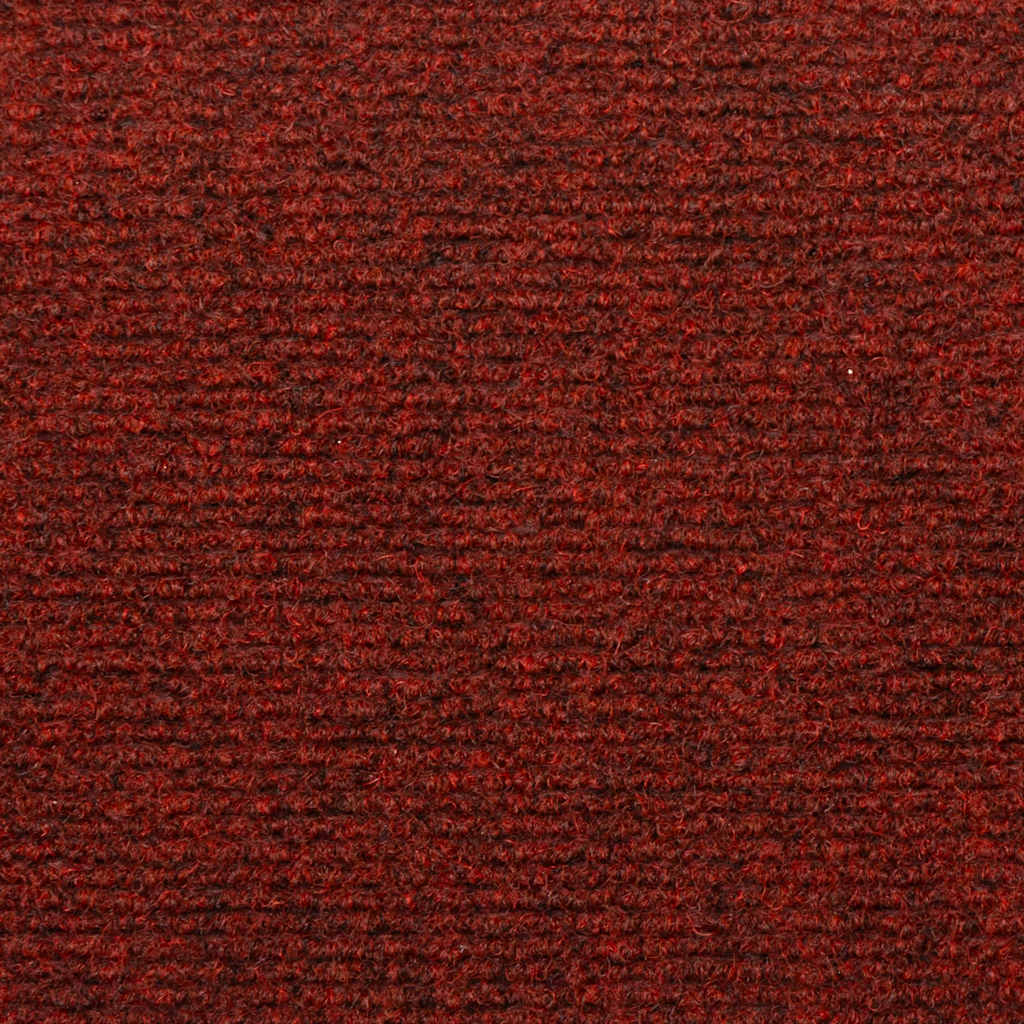 Laiptų kilimėliai, lipnūs, 15 vnt., 65x21x4 cm, bordo raudoni, stačiakampiai, kraštai