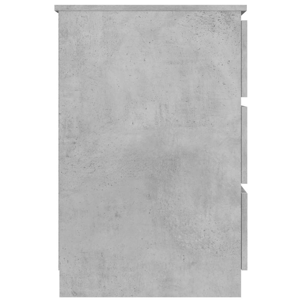 Rašomasis stalas, betono pilkas, 140x50x77cm, apdirbta mediena