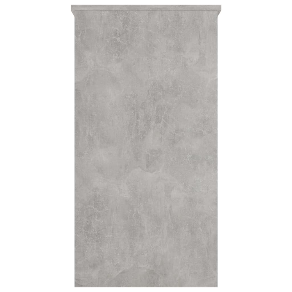 Rašomasis stalas, betono pilkas, 80x40x75cm, apdirbta mediena