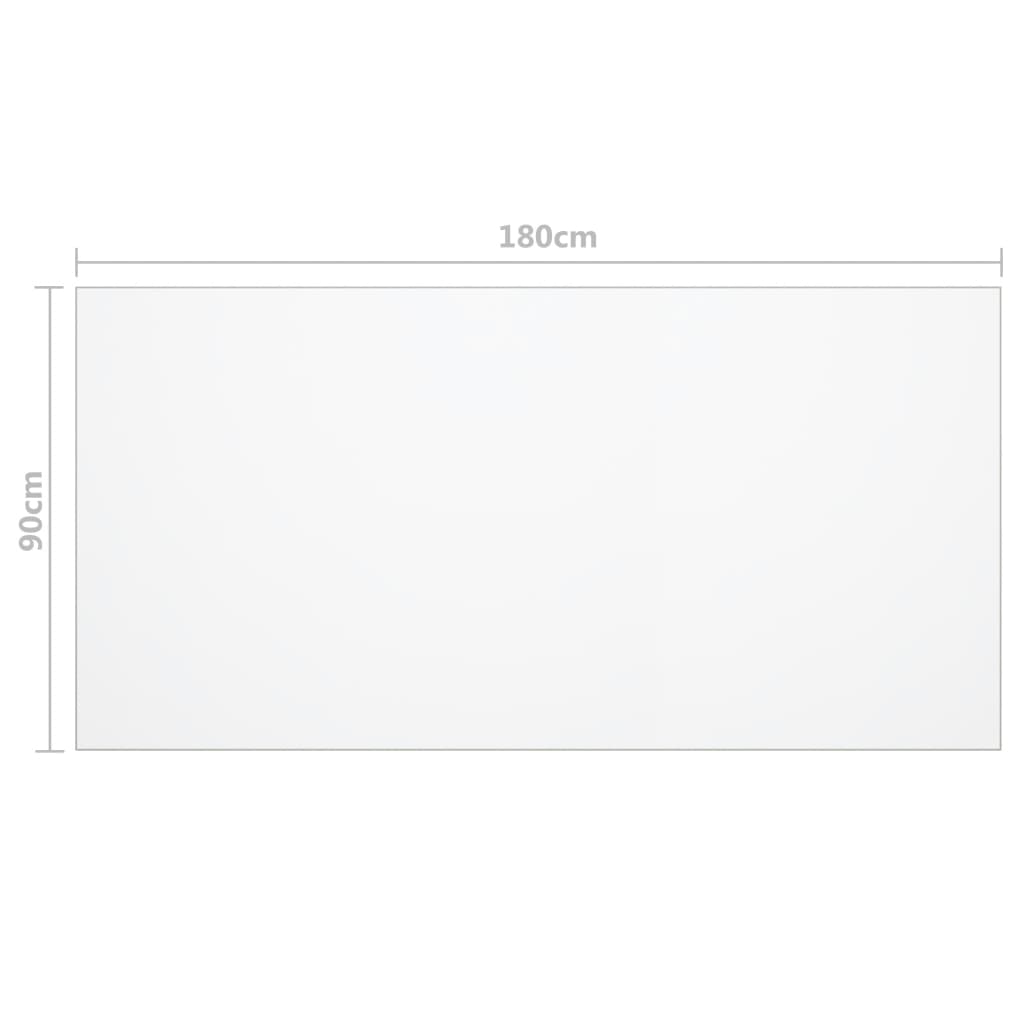 Stalo apsauga, permatoma, 180x90cm, 1,6mm, PVC