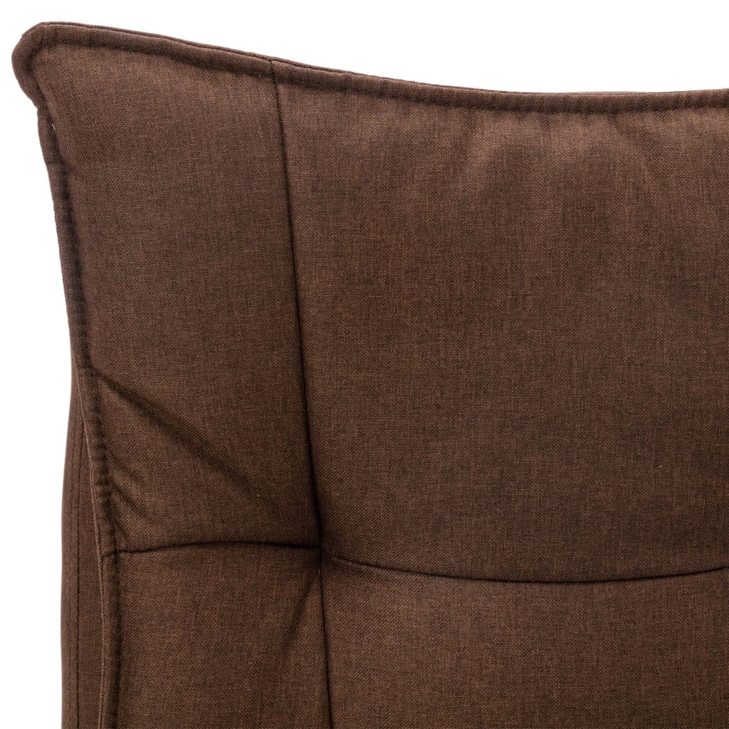 Masažinė biuro kėdė, rudos spalvos, audinys