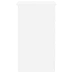 Rašomasis stalas, baltos spalvos, 90x45x76cm, apdirbta mediena