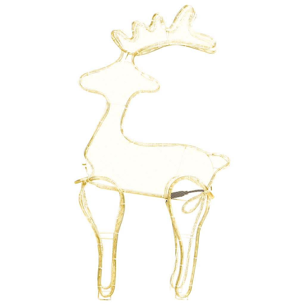 vidaXL Kalėdų dekoracija elnias, 60x24x89cm, 306 LED lemputės