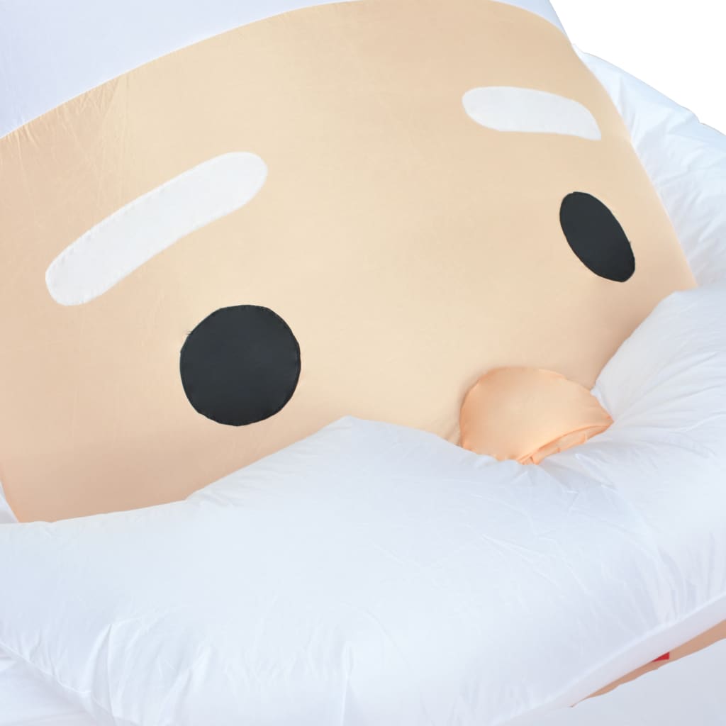 vidaXL Pripučiamas Kalėdų Senelis su LED lemputėmis, 4,5m, IP44 