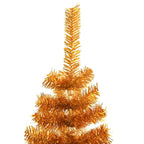 Dirbtinė Kalėdų eglutė su stovu, auksinės spalvos, 150cm, PET