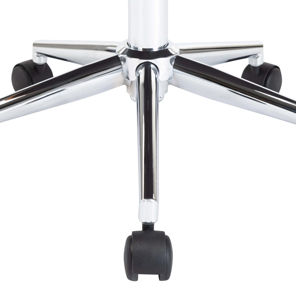 Pasukama biuro kėdė, pilka, išlenkta mediena ir dirbtinė oda