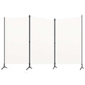 Kambario pertvara, 3 dalių, baltos spalvos, 260x180cm, audinys