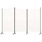 Kambario pertvara, 3 dalių, baltos spalvos, 260x180cm, audinys
