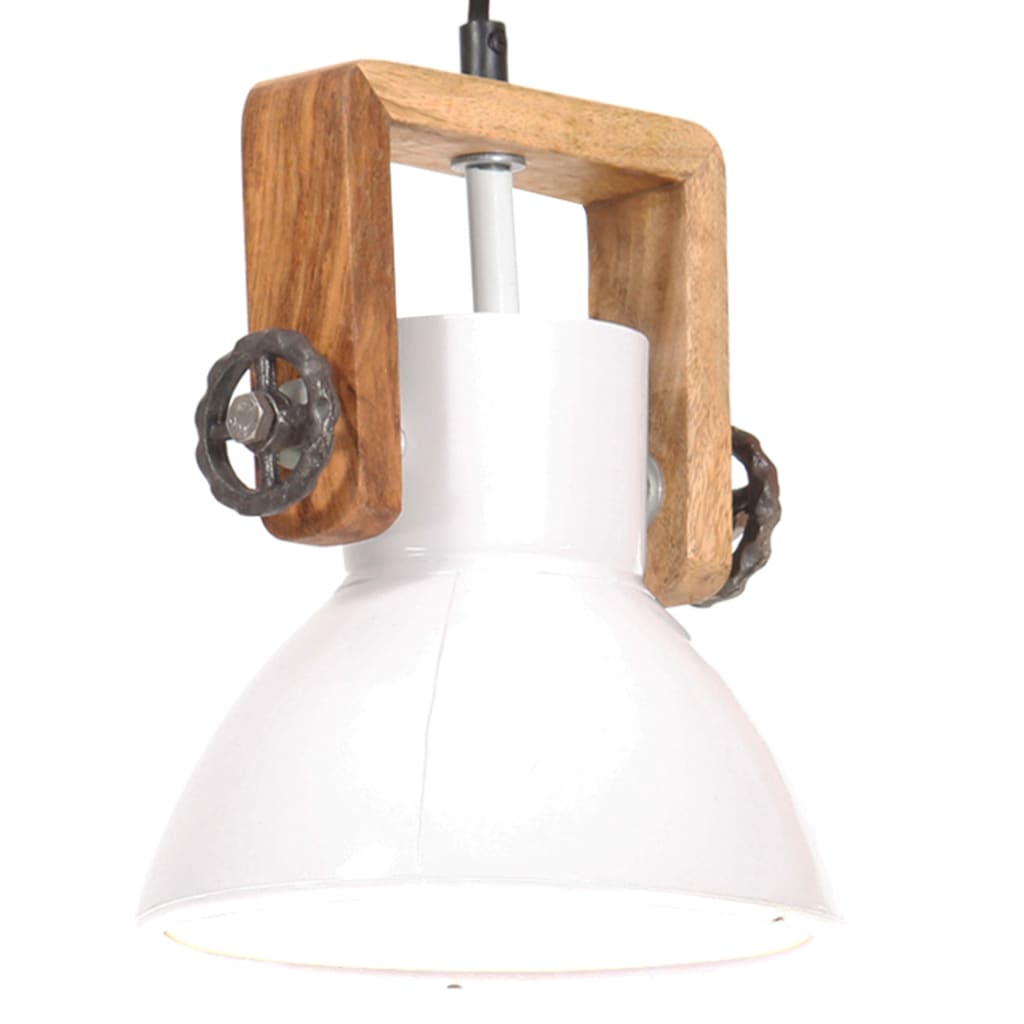 Pakabinamas šviestuvas, baltas, 19cm, 25W, apskritas, E27