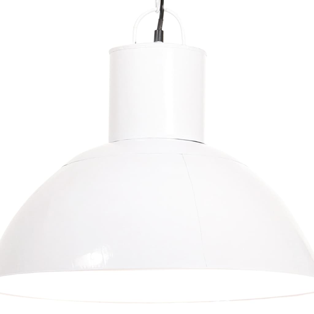 Pakabinamas šviestuvas, baltas, 48cm, 25W, apskritas, E27