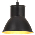 Pakabinamas šviestuvas, juodas, 17cm, 25W, apskritas, E27