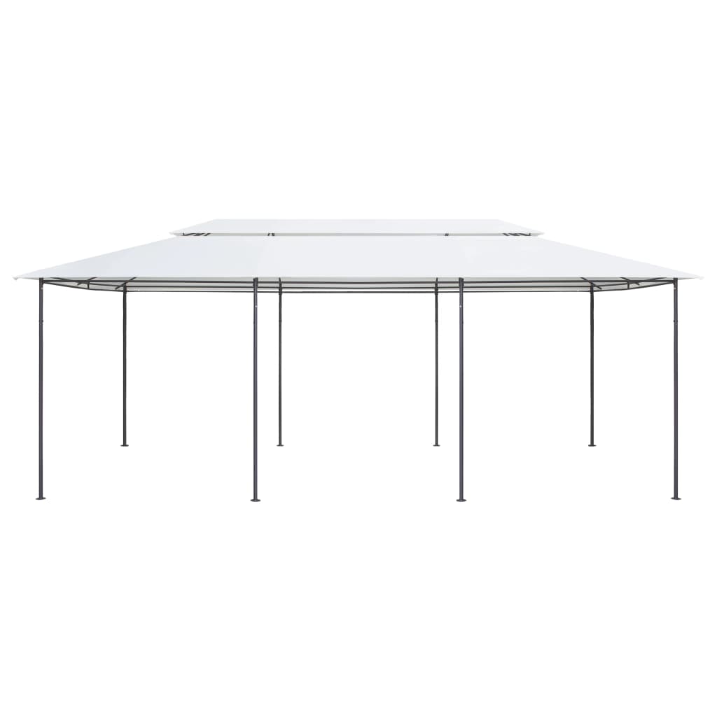 Pavėsinė, baltos spalvos, 600x298x270cm, 180g/m²