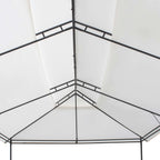 Pavėsinė, baltos spalvos, 600x298x270cm, 180g/m²