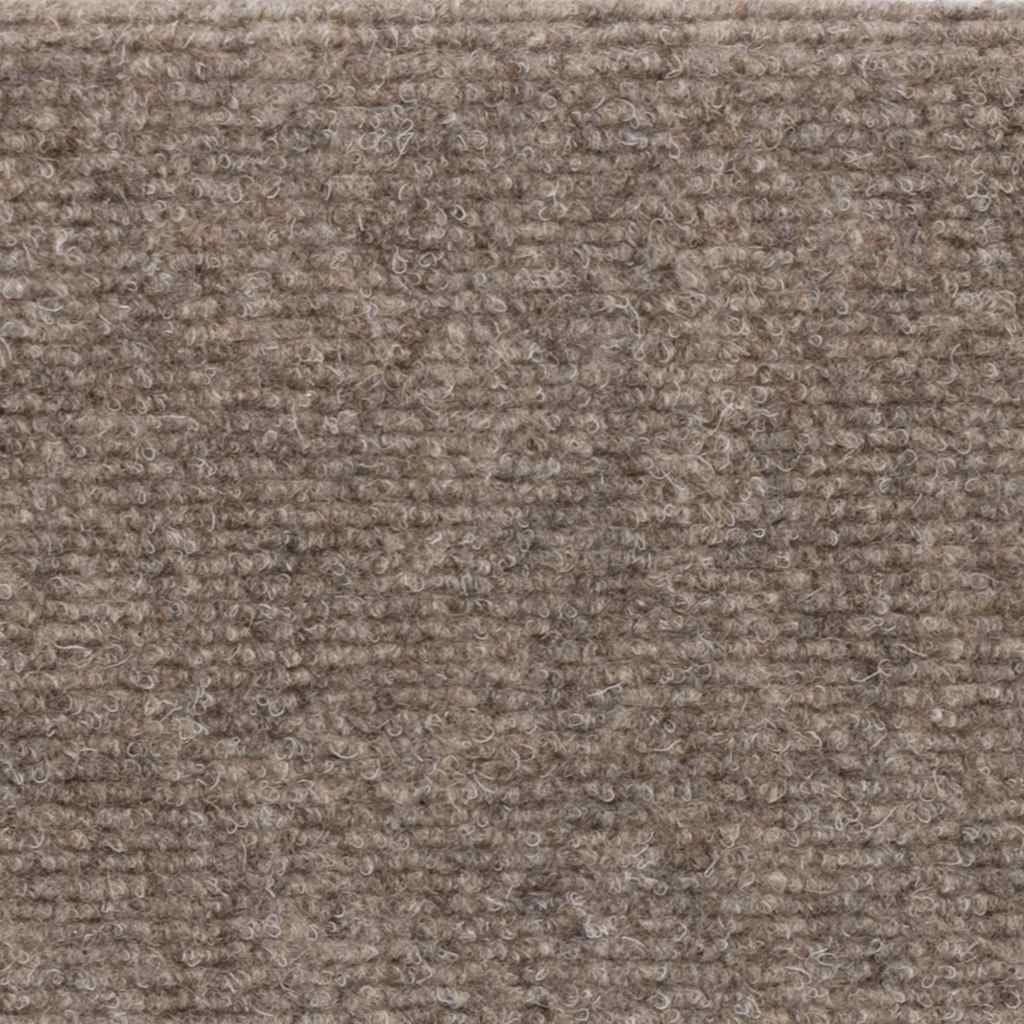 Laiptų kilimėliai, lipnūs, 15 vnt., 56x17x3 cm, smėlio spalvos, pusapvaliai