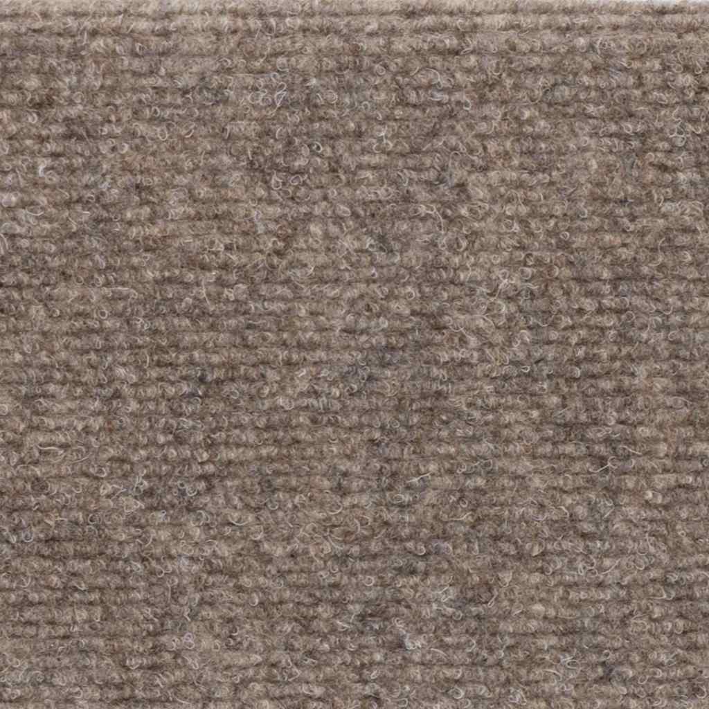 Laiptų kilimėliai, lipnūs, 15 vnt., 65x21x4 cm, smėlio spalvos, pusapvaliai, dideli