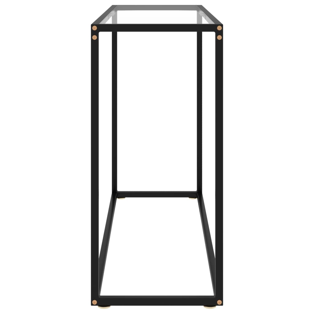 Konsolinis staliukas, skaidrus, 100x35x75cm, grūdintas stiklas