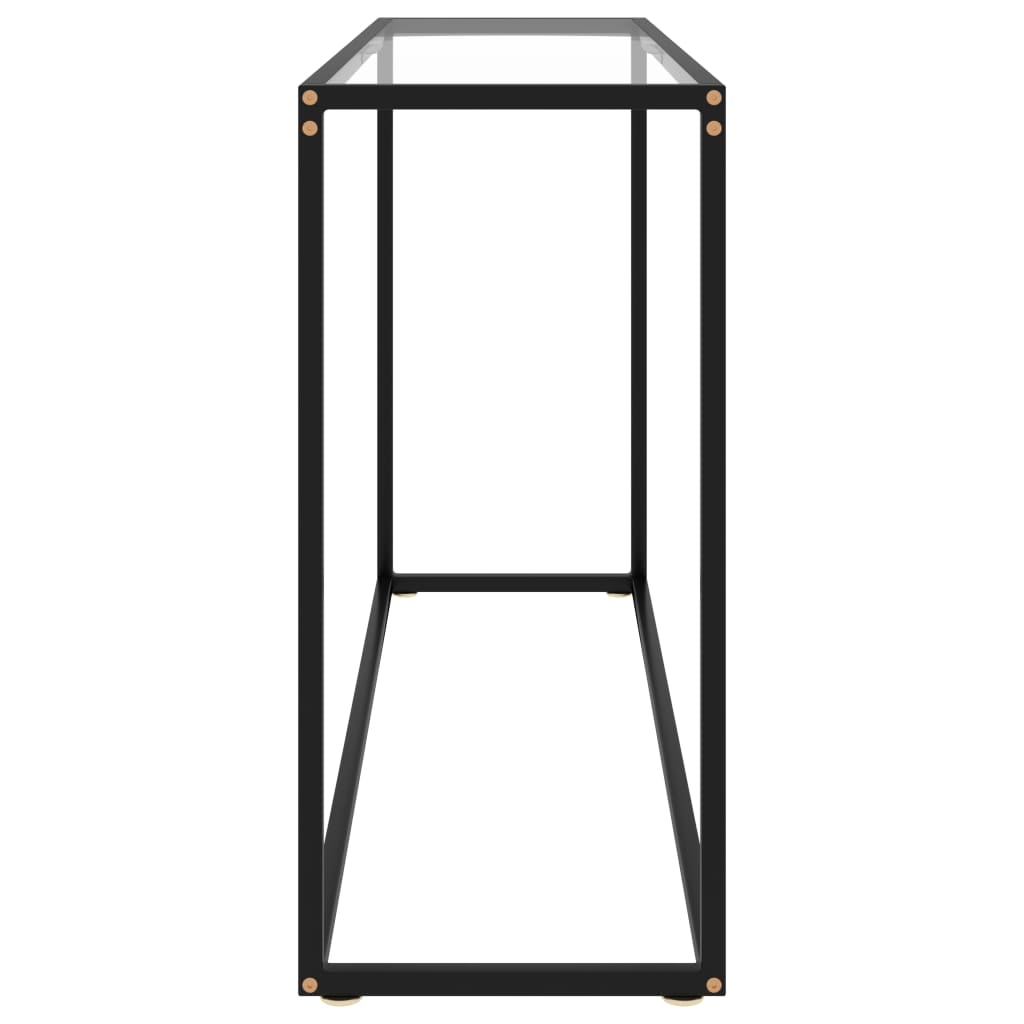 Konsolinis staliukas, skaidrus, 120x35x75cm, grūdintas stiklas
