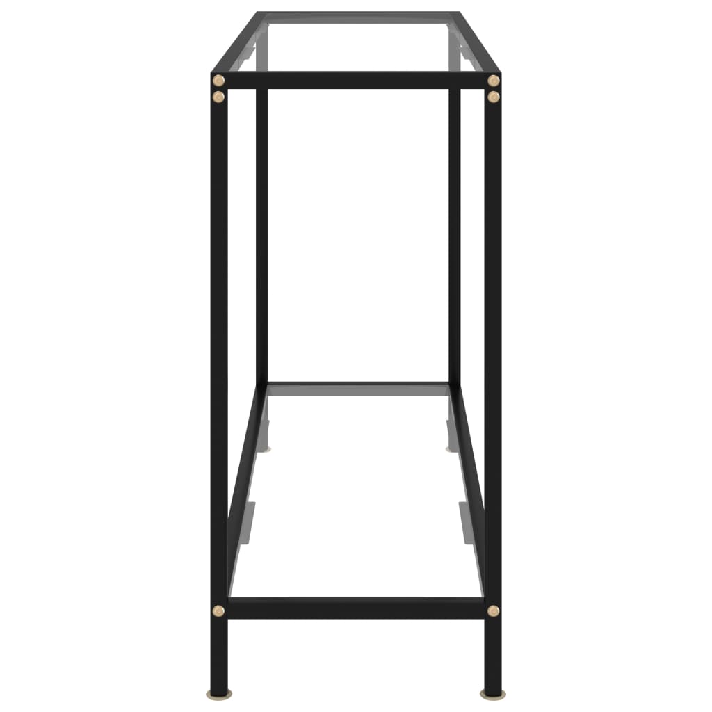 Konsolinis staliukas, skaidrus, 100x35x75cm, grūdintas stiklas