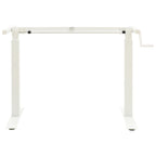Reguliuojamo aukščio stovimo rašomojo stalo rėmas, baltas
