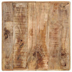 Bistro staliukas, 60x60x77cm, neapdorota mango mediena