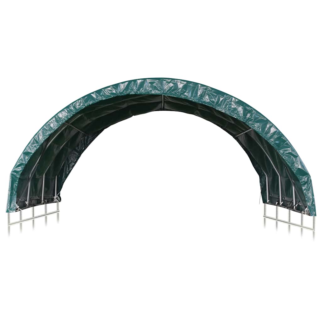 Sodo pavėsinė su šonine užuolaida, antracito spalvos, 4x3x2,25m