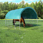 Sodo pavėsinė su šonine užuolaida, antracito spalvos, 4x3x2,25m