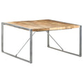 Valgomojo stalas, 140x140x75cm, neapdorota mango mediena