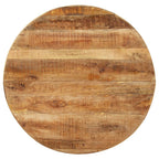 Valgomojo stalas, 100x100x75cm, neapdorota mango mediena