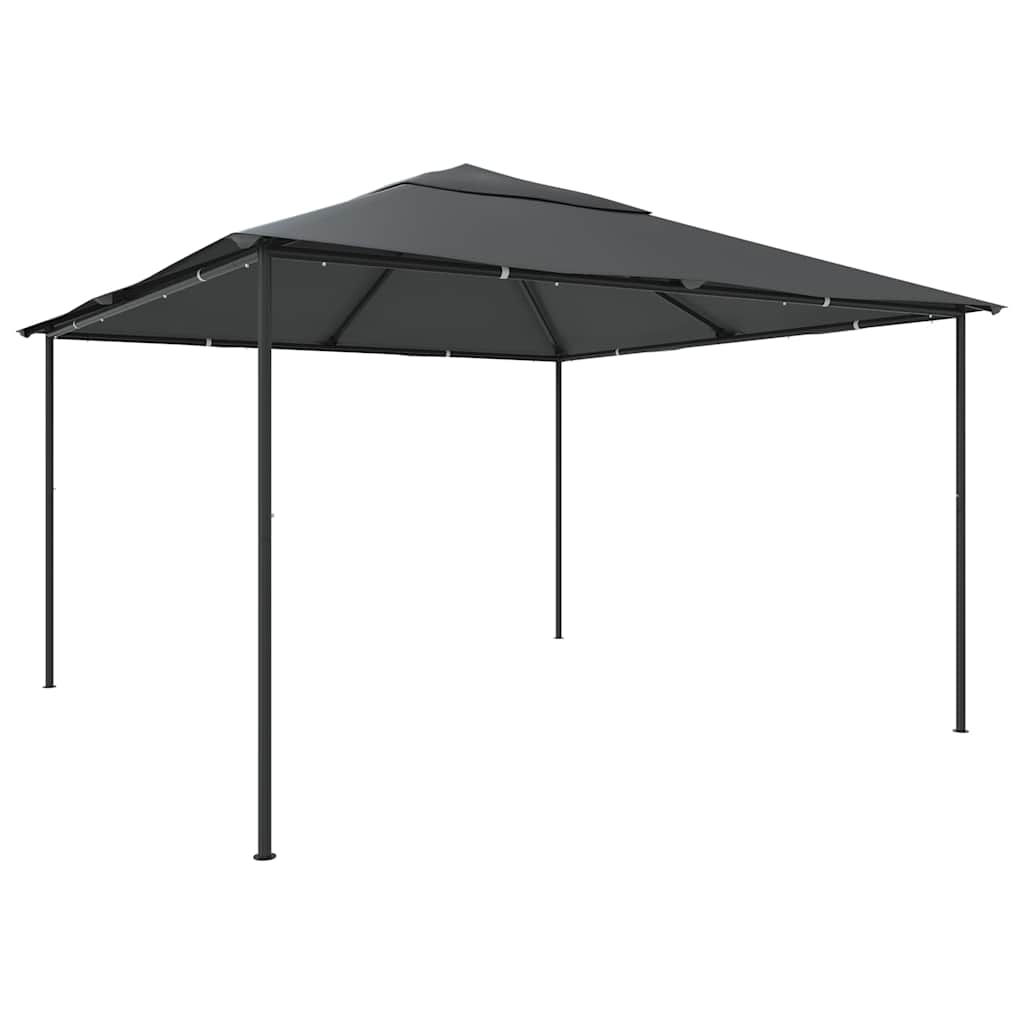 Proginė palapinė su šoninėmis sienomis, antracito, 3x6m