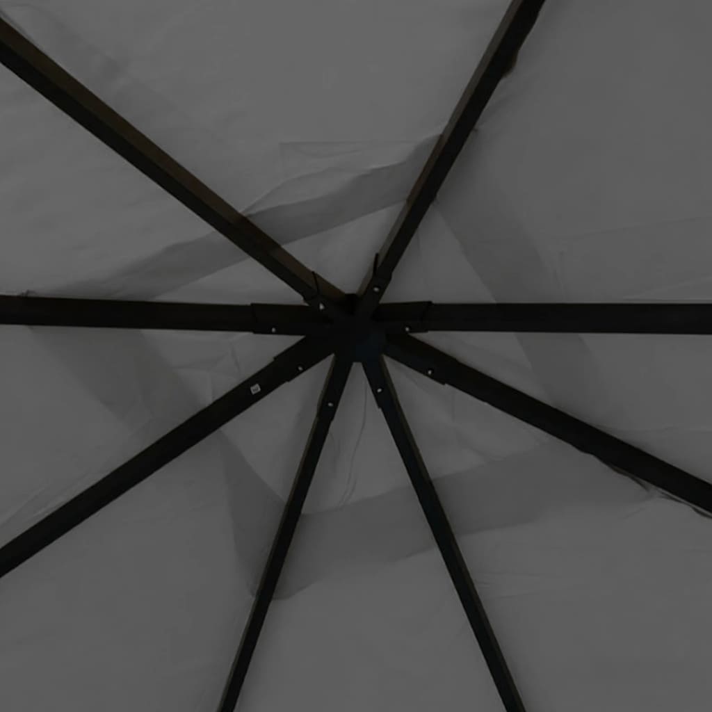 Proginė palapinė su šoninėmis sienomis, antracito, 3x6m