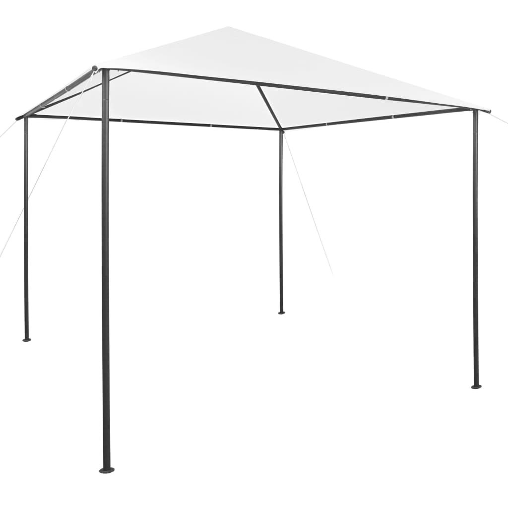 Pavėsinė, 3x3m, plienas, smėlio spalva